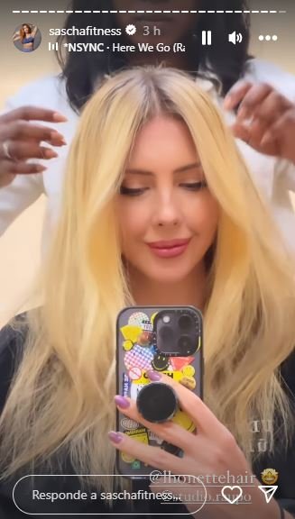 Sascha Fitness se cambió el look y así quedó Sascha Fitness se cambió el look y así quedó
