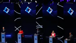 Así fue el segundo debate presidencial de Argentina