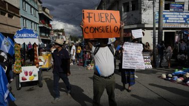 Protestan en contra del fiscal general de Guatemala (+Detalles)