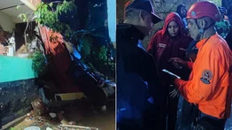 Desalojan a familias de viviendas por fuertes lluvias en Caracas