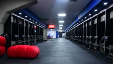 Así luce el club house de los Tiburones de la Guaira