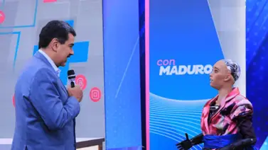 Maduro conversó con una robot humanoide en su programa de TV: Esto le dijo Maduro conversó con una robot humanoide en su programa de TV: Esto le dijo