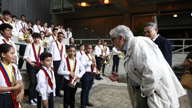 Así recibió El Sistema a Plácido Domingo (+FOTOS)