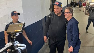 Así fue el encuentro entre Lorenzo Mendoza y Miguel Cabrera en su despedida (+video)