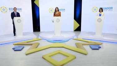 Seguridad y economía, el epicentro de debate electoral en Ecuador
