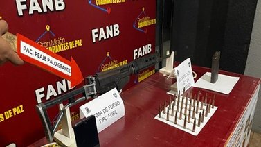 GNB aprehende a mujer con arma y municiones de guerra