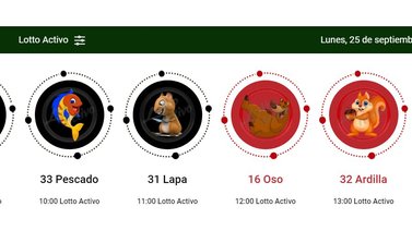 Resultados de las loterías este 25 de septiembre (+Animalitos)