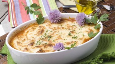 Pastel de atún para intolerantes a la lactosa y el gluten