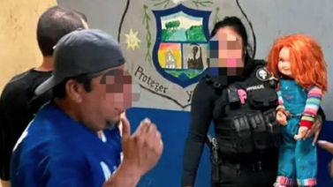 ¿Chucky cómplice de robo?: La policía lo captura con las manos en la masa