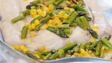 Merluza y maíz, la combinación perfecta Merluza y maíz, la combinación perfecta