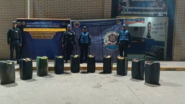 PNB incauta cargamento ilegal de gasolina en parque nacional