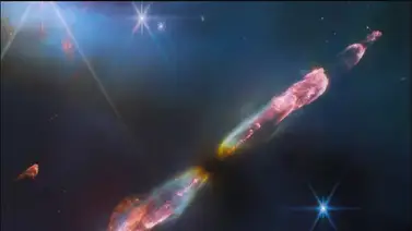 Telescopio Webb capta impresionante imagen de estrella recién nacida Telescopio Webb capta impresionante imagen de estrella recién nacida