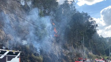 Más de 20 incendios forestales afectan a Ecuador (+Fotos)