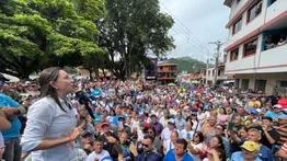 María Corina llega a municipio de Táchira: Así la recibieron