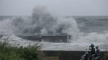 ¡Alerta! El tifón Haikui llega al sureste de Taiwán con fuertes vientos ¡Alerta! El tifón Haikui llega al sureste de Taiwán con fuertes vientos