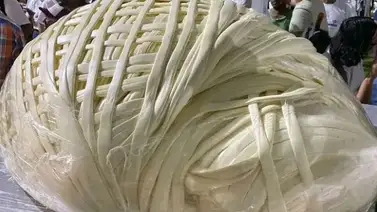 Bola de queso alcanzó récord Guinness Bola de queso alcanzó récord Guinness