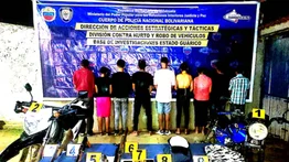 Desmantelan banda dedicada al robo y hurto de motocicletas
