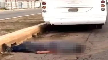 ¡Peligro! Muere un chofer tras perder el control de su autobús