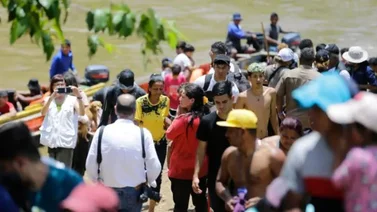 Mujer rumbo al Darién compara a Colombia con Venezuela