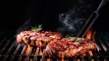 Parrilla de carne, proteína jugosa y llena de sabor