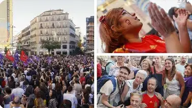 Jenni Hermoso recibe el apoyo de una multitud (+fotos) Jenni Hermoso recibe el apoyo de una multitud (+fotos)