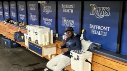 ¡Por todo lo alto! El primer jonrón de este venezolano fue un Grand Slam