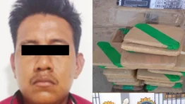 Arrestan a un hombre con panelas de esta droga