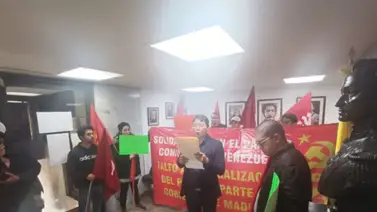 Comunistas toman embajada de Venezuela en México: Rechazan el asalto judicial al PCV Comunistas toman embajada de Venezuela en México: Rechazan el asalto judicial al PCV