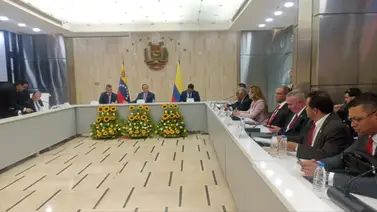 Venezuela y Colombia realizaron mesa de trabajo sobre movilidad terrestre en la frontera Venezuela y Colombia realizaron mesa de trabajo sobre movilidad terrestre en la frontera