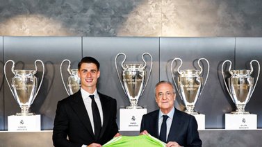 El Real Madrid presenta a Kepa como su nuevo portero