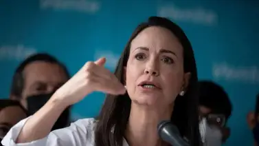 María Corina Machado llamó a los venezolanos en el exterior a votar en la primaria María Corina Machado llamó a los venezolanos en el exterior a votar en la primaria