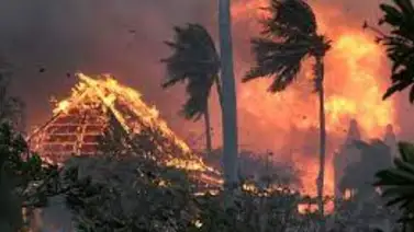¿Un milagro? Esta edificación sobrevivió a los incendios en Maui ¿Un milagro? Esta edificación sobrevivió a los incendios en Maui