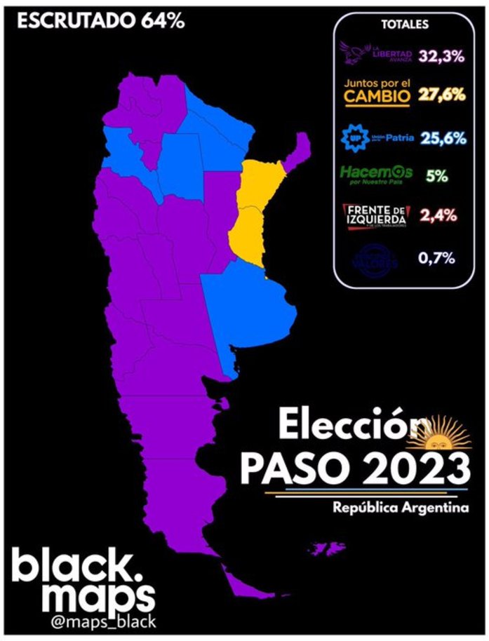 Javier Milei arrasa con resultado histórico en Argentina y se acerca a la presidencia Javier Milei arrasa con resultado histórico en Argentina y se acerca a la presidencia