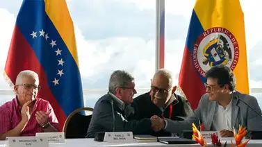 Delegación del gobierno colombiano viajó a Caracas (+Detalles) Delegación del gobierno colombiano viajó a Caracas (+Detalles)