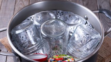 Técnica para esterilizar los frascos de vidrios