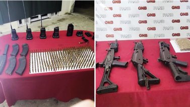 La FANB incautó material de guerra