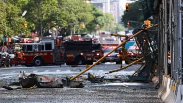 ¡Impactante! Así colapsó una grúa en Nueva York (+Video) ¡Impactante! Así colapsó una grúa en Nueva York (+Video)