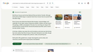 Experiencia de Google basada en IA ofrece resultados en poco tiempo