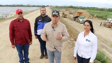 Avanzan los trabajos de reacondicionamiento del lago Los Tacarigua
