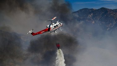 Tragedia: Muere piloto de helicóptero mientras combatía incendio forestal