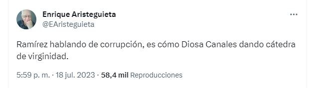 La respuesta de Diosa Canales al insulto de un político venezolano