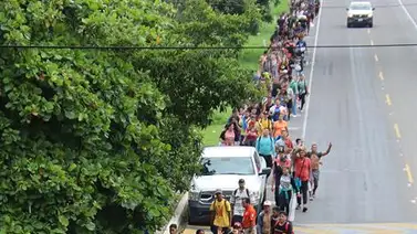 Primera caravana de migrantes venezolanos sale desde México (+Fotos) Primera caravana de migrantes venezolanos sale desde México (+Fotos)