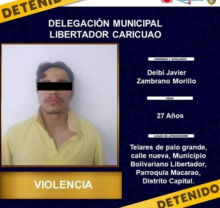 Ataba a su pareja para golpearla en Caracas (+Foto) Ataba a su pareja para golpearla en Caracas (+Foto)