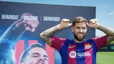 ¡Pura emoción! Esto dijo Iñigo Martínez tras ser presentado con el Barcelona
