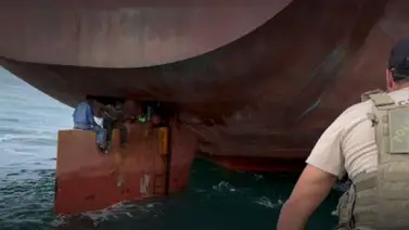 Rescataron a cuatro hombres del timón de un barco en Brasil Rescataron a cuatro hombres del timón de un barco en Brasil