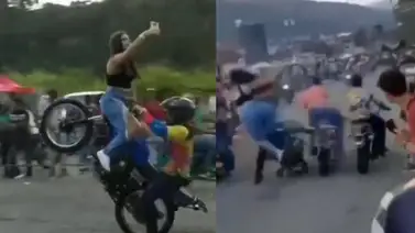 Adolescente resulta gravemente herida tras caer de una moto (+Video) Adolescente resulta gravemente herida tras caer de una moto (+Video)