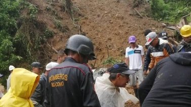 Identifican a las cuatro víctimas del deslizamiento de un talud (+Fotos)
