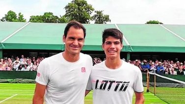 ¡El sueño de todo niño que juega al tenis! Esto anhela Alcaraz para su ídolo Roger Federer