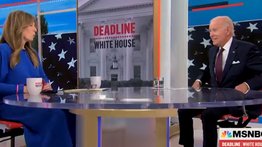 Presidente Joe Biden rompe protocolo durante entrevista en vivo (+Video)
