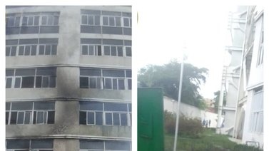 Explosión de un transformador dejó tres heridos en la UNES de Catia este 26Jun